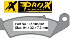 Predné brzdové platničky PROX 37.105202 Kawasaki KMX 125, Suzuki RM 80, RM 85