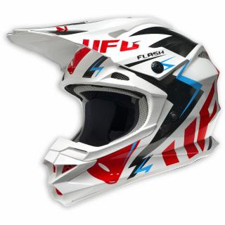 Prilba Ufo FLASH WHITE Interceptor2 HE032 veľkosť L