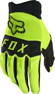 Rukavice FOX Dirtpaw fluo yellow (Dostupnosť do vypredania)