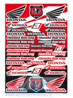 Sada polepov / nálepiek "Sponzor Logo Kit" - verzia HONDA