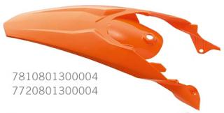 Zadný blatník originál KTM 7720801300004, REARPART ORANGE SX 11, KTM