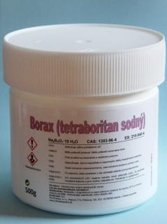 Borax - tetraboritan sodný (0,5kg) - prášok