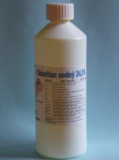 Chloritan sodný 24,5% roztok - 600g, NaClO2  roztok
