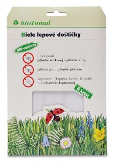 Biotomal biele lepové doštičky 6ks