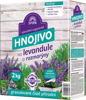 Levanduľa a rozmarín granulované hnojivo 2kg FORESTINA