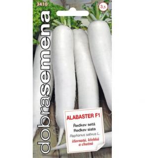 Reďkovka ALABASTER F1 valcovitá 1,5g 3410 DS