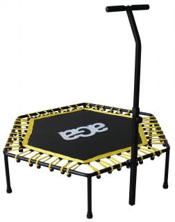 Aga FITNESS Trampolína 130 cm Žltá + madlo (expedícia do 24 hodín)