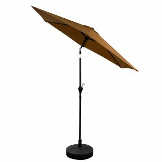 Aga Naklápací záhradný slnečník 250 cm Hnedý