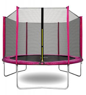 Aga SPORT TOP Trampolína 180 cm Pink + ochranná sieť
