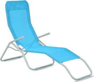 Aga Záhradné lehátko SIESTA Modré