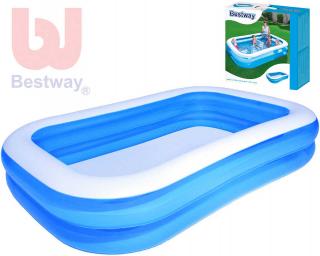 Bazén obdĺžnikový modrobiely BESTWAY 262x175x51 cm 54006