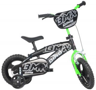 Dino bikes BMX bicykel čierny 12  2023