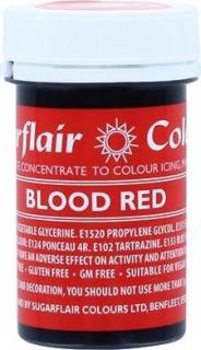 Gelová barva Sugarflair (25 g) Blood Red