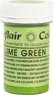 Gelová barva Sugarflair (25 g) Lime Green