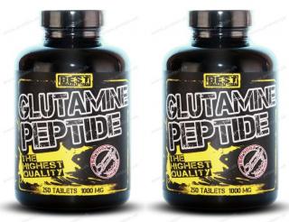 Glutamine Peptide BEST NUTRITION (250 kps) 1+1 Zadarmo