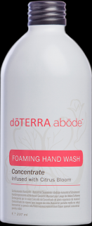 Koncentrát penivého mydla na ruky dōTERRA abōde™ presýtený zmesou dōTERRA Citrus Bloom™ 237ml
