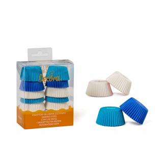 Košíčky na muffiny mini modro bílé 200ks 3,2x2,2cm