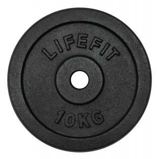 Kotouč LIFEFIT 10kg, kovový, pro 30mm tyč