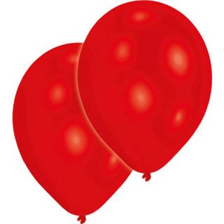 Latexové balónky červené 10ks 27,5cm