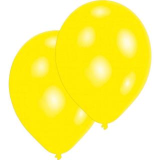 Latexové balónky žluté 10ks 27,5cm