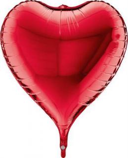 Nafukovací balónek červené srdce 3D 58cm