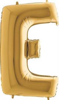 Nafukovací balónek písmeno E zlaté 102 cm