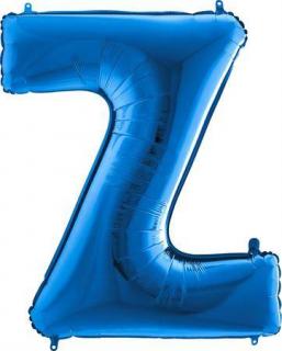 Nafukovací balónek písmeno Z modré 102 cm