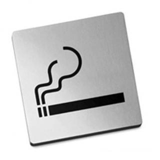Nerezová samolepící tabulka, Kouření povoleno