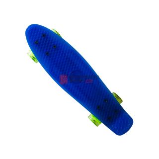 Plastik Board MASTER 22  so svietiacimi kolieskami modrý