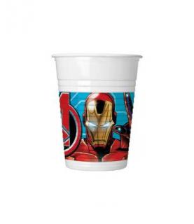 Plastové kelímky 200ml 8ks Star Avengers