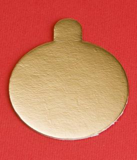 Podložka papír zlatá minidezert prům.5cm (kulatá) 200 ks