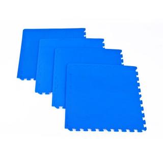 Podložka puzzle pod fitness vybavenie SCRAB SPOKEY modrá (4 kusy 61x61 cm)