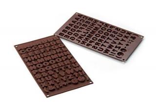 Silikónová forma na čokoládu – abeceda