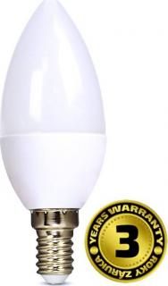 Solight LED žiarovka, sviečka, 6W, E14, 4000K, 450lm