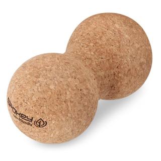 SPOKEY DOUBLE OAK Korková dvojitá masážna loptička