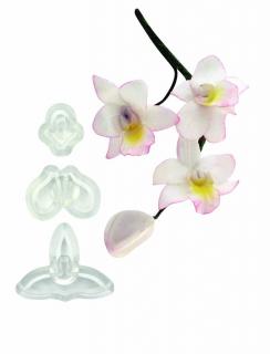 Súprava 3 ks vykrajovačiek – malá orchidea Singapour