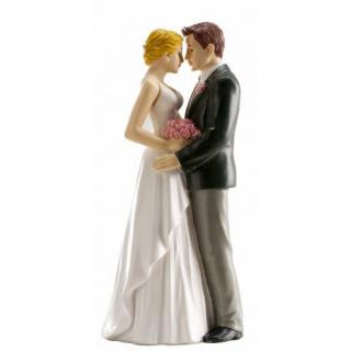 Svatební figurka na dort 16cm opravdová láska