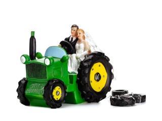 Svatební figurka traktorista 11cm