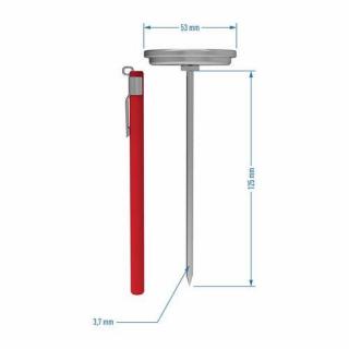 Teploměr pro šunkovar 1,5kg rozsah teploměru 0-120 ° C