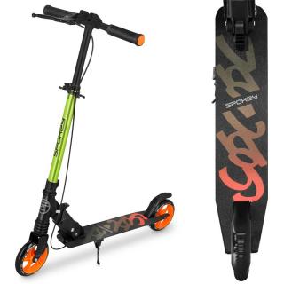 VACAY PRO Kolobežka s ručnou brzdou, kolieska 145 mm, zelená
