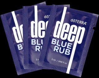 Vzorky krému DoTerra Deep Blue™ 10x2ml