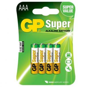 Batéria GP 24A R03 BL (GP - Super Alkaline AAA, microtužková)