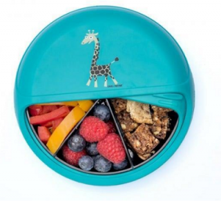 Desiatový box Snack Disc Carl Oscar - Turquoise (Desiatový box)