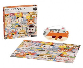 Detské puzzle Petit Collage - Animal Festival, 100 ks