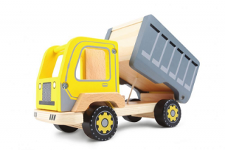 Drevené nákladné auto Ecotoys (Nákladné auto, drevené nákladné)