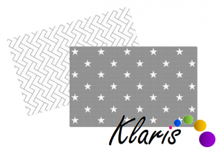 Hracia podložka Lalalu Premium Medium Obojstranná - White Star 185x140 cm ()