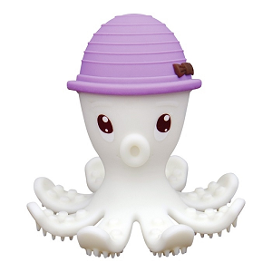 Hryzátko a hračka Mömbella Chobotnice - Lilac (Hryzátko)