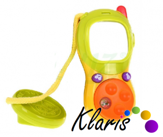 Huile Toys interaktívná hrkálka, telefón so zrkadielkom, melódiami ()