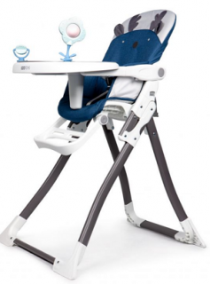 Jedálenská stolička EcoToys, skládacia - modrá (ECOTOYS)