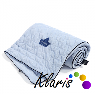 La Millou - Luxusná deka Velvet s výplňou, veľ. L - Powder blue ()